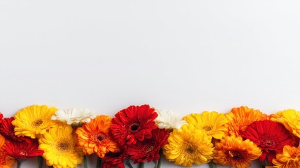 Vibrant flower arrangement studio setting photo bright environment close-up view nature's beauty