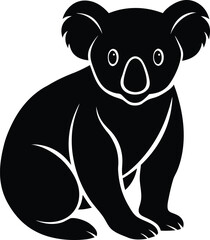 A cute baby panda character with a happy smile is a fun vector illustration of a wild mammal