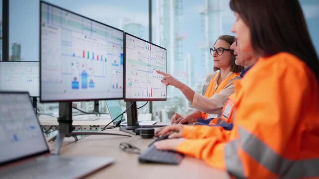 Efficiency Analysis: Woman Employee At Oil