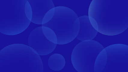 Abstract Blue Bubble Background – Soft Gradient Circles Design