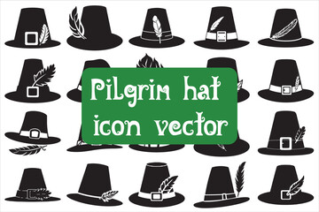 Elegant feather hat icon vector on a transparent background