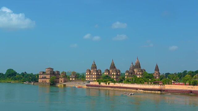 The Royal Chhatris at Orchha, Madhya Pradesh, India
Cenotaphs in Orchha, famous travel destination in India