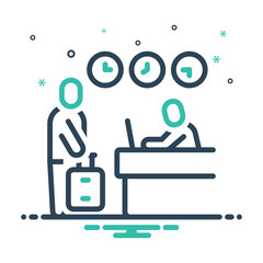 Mix icon for flight check in