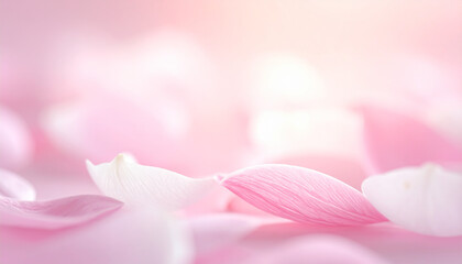 ピンク色のやさしい雰囲気の花の背景02, A gentle pink floral background, generated by AI