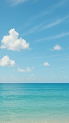 Obraz premium Serene ocean view mobile wallpaper