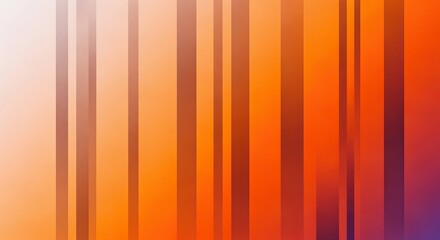 Obraz premium Abstract Orange Gradient Background with Vertical Stripes and Color Transition Design