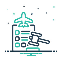 Mix icon for aviation regulations