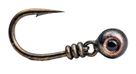 Fishing hook with weighted lure