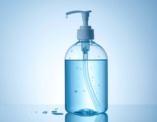 Hand Sanitizer Bottle - Hygiene and Protection Against Germs.