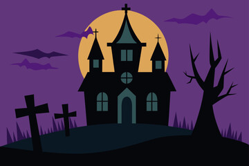 creepy haunted church ruins