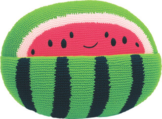 Swelling wind yarn texture watermelon