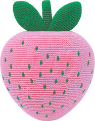 Swelling wind yarn texture strawberry