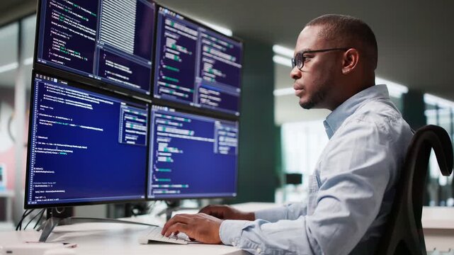 Coding On Computer Multiple Screens