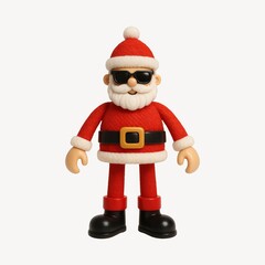 Fototapeta premium Cool Santa Claus figurine