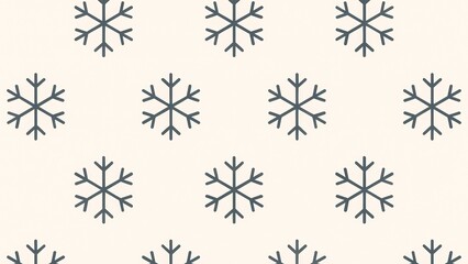Minimal snowflake pattern wallpaper for desktop