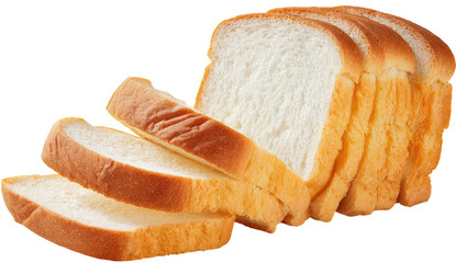 Sliced white bread