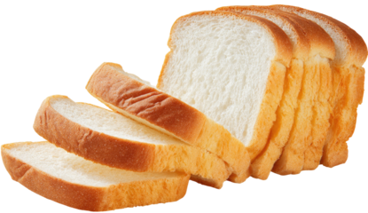 Sliced white bread