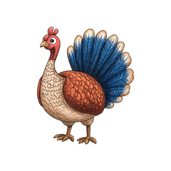 turkey hand drawn illustration