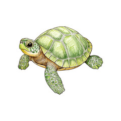 turtle hand drawn illustration