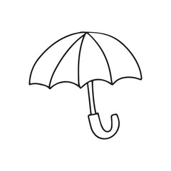 Kawaii weather doodles concept element stock design. Weather Doodles. Hand-drawn kids scribbles. Children drawing style.