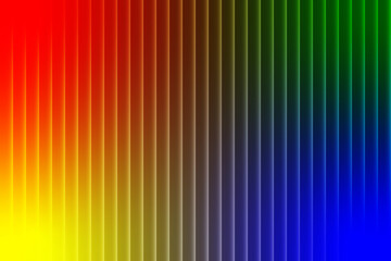 Visible Spectrum Gradient Stripes – Vertical White Lines over Full Color Range from Red to Violet, Ideal for Color Theory, Digital Art, Design Backgrounds, and Education