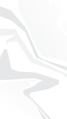 White and Grey Abstract Flowing Line Background vertical. Minimalist Organic Sketch Pattern. template poster, banner, Social Media.