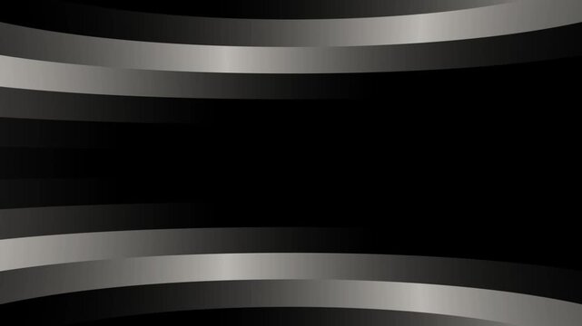 Silver curved light streak transition background, metallic line motion stinger animation for elegant modern video effects