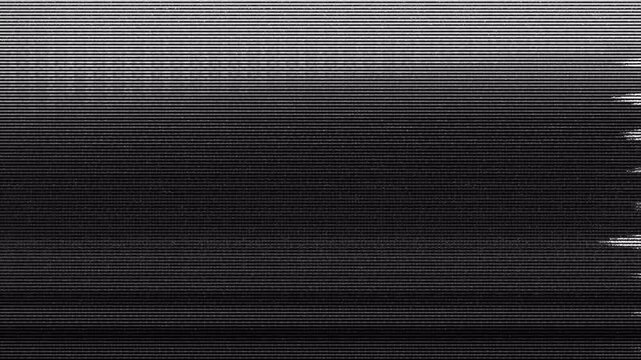 bad signal tv error, textured VHS glitch transition.
