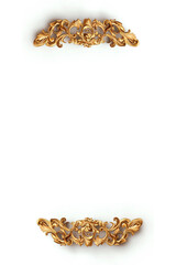 bordes ornamentales dorados