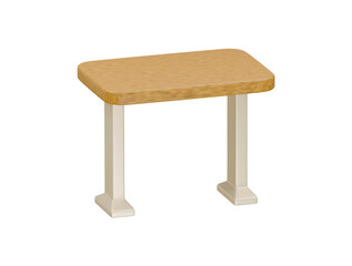 adjustable table icon 3d illustration render