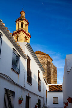 Tower of the Church of Nuestra Senora de la Encarnacion, Olvera,
