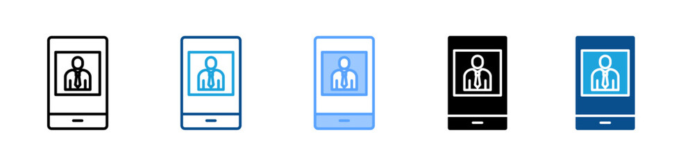 User Avatar icon sheet multiple style collection