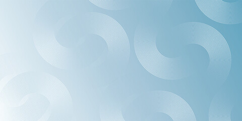 Light Blue Gradient Background with Overlapping Circular Shapes.