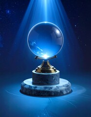 Mystical Crystal Ball - A Glimpse into the Future.