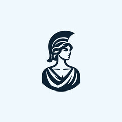 Athena Greek Lady Logo