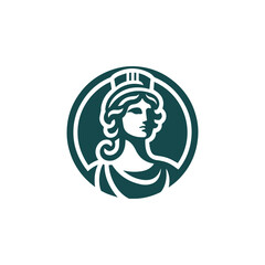 Athena Greek Lady Logo