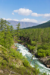 River Khikhikal. Putorana Plateau, Taimyr