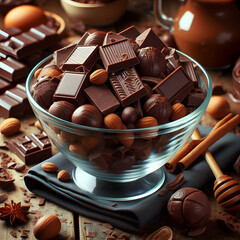 초코렛 클로즈업