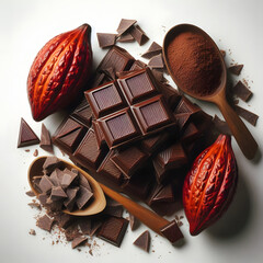 초코렛 클로즈업