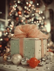 Elegant Christmas Gifts Under Tree Generative AI