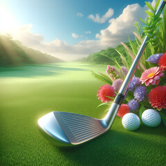 골프채 클로즈업