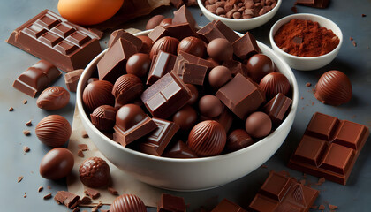 초코렛 클로즈업