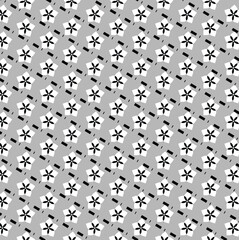  Seamless texture for fashion, textile design,  on wall paper, wrapping paper, fabrics and home decor. Simple repeat pattern. White background with black pattern.