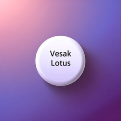 Abstract illustration of vesak lotus symbol against gradient background