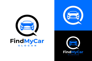 Find Car Automotive Tracking Logo Design