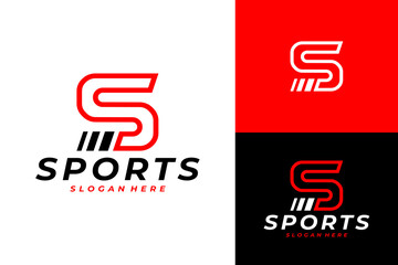 Modern S Letter Sports Logo Design