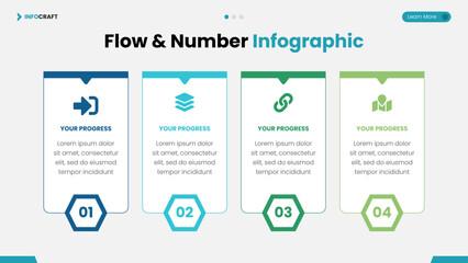 Flow and Number Infographic