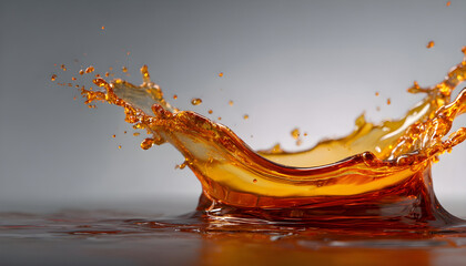 Car motor oil splash