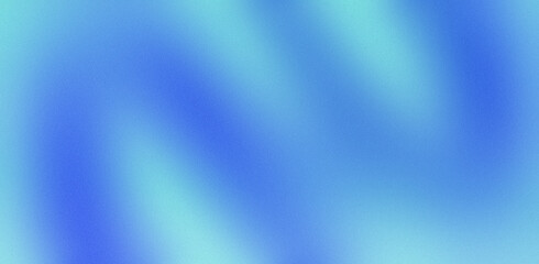 Abstract soft blue gradient. premium design grainy noise gradation background