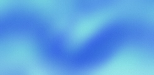 Abstract soft blue gradient. premium design grainy noise gradation background